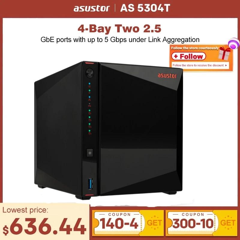 Asustor NAS  HDD/SSD Ŭ,   ھ, PK Synology DS 920 +, AS5304T, 4 , 1.5 GHz   J4105